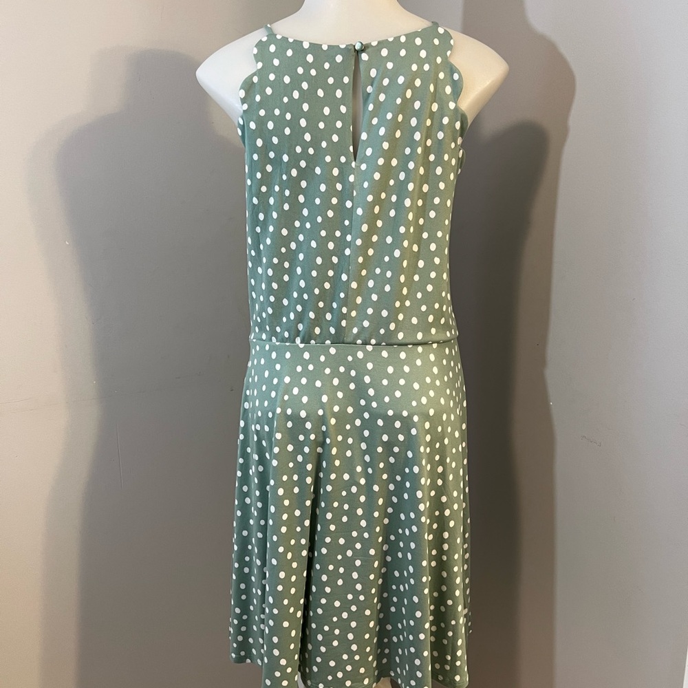 BCX Green Halter Sundress Sleeveless Mini - Picture 7 of 15